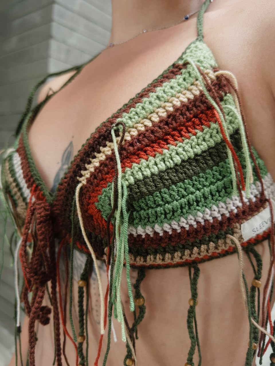 TOP RAIZ / CROCHET / TALLA U